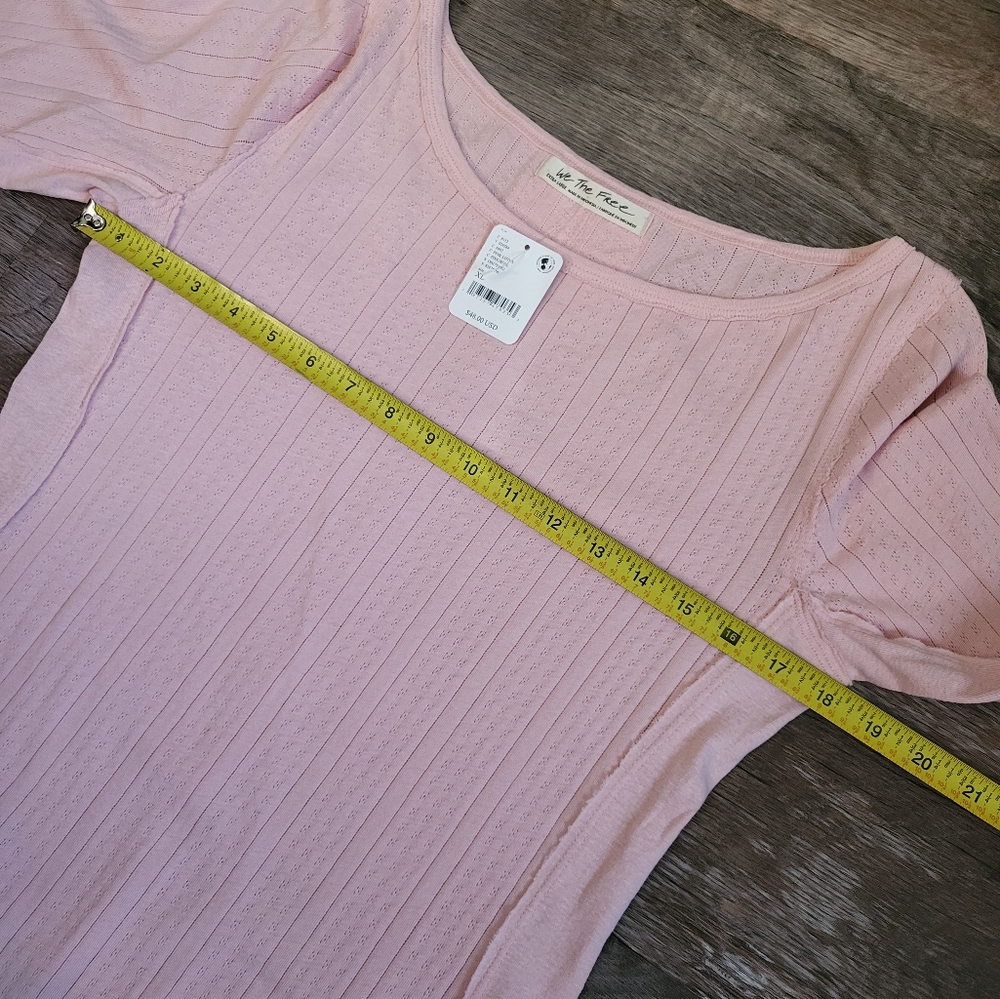 FREE PEOPLE We The Free Sweet And Salty Tee NWT - Picture 8 of 9